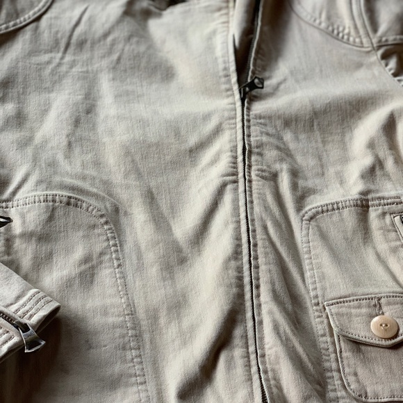 Ralph Lauren XL Khaki Motorcycle Style Jacket - Picture 6 of 9